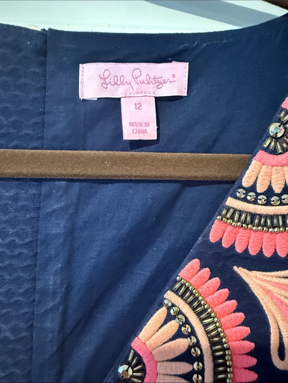 Lilly Pulitzer Size 12 Embellished Dress - Picture 2 of 6